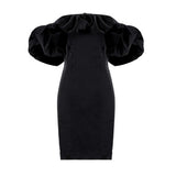 Dadizhimu Sense 2024 New Thai Trendy Brand Sexy Shoulder Slimming Dress Temperament Party Dress Dress