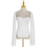 Dadizhimu Of Machine-Repair Knitted Tops 2025 New Fashion Sexy Open Shoulder Irregular Hem Sweater Woman