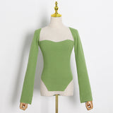 Dadizhimu Of Machine-Repair Knitted Tops 2025 New Fashion Sexy Open Shoulder Irregular Hem Sweater Woman
