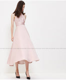 Dadizhimu Series Pink Hanging Neck Dress Strapd To Waist Dress Dress Hollow Dress Dress Bridesmaid Dress