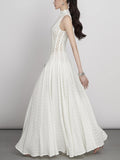 Dadizhimu Style Retro Lace Design Dress 2025 New Lace Collar Slim Elegant Long Dress Dress Woman