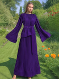 Dadizhimu Temperament Famous Wind 2025 Spring New Fashion Tying Folding Top + High Waist Skirt Suit Woman
