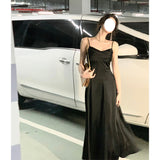 Dadizhimu Suspension Dress Women's New Fascress With Thin Waist-Waisted Dress