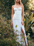 Dadizhimu 2025 New Women's Sleeveless Sleeve-Less Dress Open Multi-Color Solid Color Dress