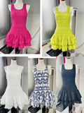 Dadizhimu And Spicy Sexy Wind 2024 Spring New Loose Waist Fold Design Lotus Leaf Side Short Sling Dress