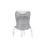 Dadizhimu And Spicy Women's New Sexy Sexy Body-Dear Braided Short-Ed-Bossed Hottie Top Girl