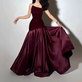 Dadizhimu Crocoat Tecticles Dress Dress 2025 Summer New Irregular Splicing Design Long Dress Dress Woman
