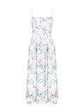 Dadizhimu Sexy Print Sling Dress Summer Bodydressed Long Dress Temperament High-End Summer Beautiful Dress