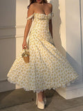 Dadizhimu Holiday Dress Pure Breeze Sweet Dress Crumbs Hanging Dress Spring And Summer Women's High-End Long Dress