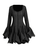 Dadizhimu Famous Short Group 2025 New Fashion Niche Splicing Mesh Folds High-End Feel Dress Women's Summer
