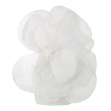 Dadizhimu Women's High-End Oblique Shoulder Decoration Flower Dress White Wedding Party Dress Step Skirt
