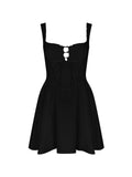 Dadizhimu Women's New Lace Splicing Babes Sling Skirt Body-Dexed Dress Girl Ballet Ponpon Small Dress
