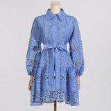 Dadizhimu Tea Rest Elegant Short Dress Women's Dress 2025 Spring New Tice To Collect Waist Thin Dress Women's Advanced Winter