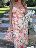 Dadizhimu Holiday Dress Pure Breeze Sweet Dress Crumbs Hanging Dress Spring And Summer Women's High-End Long Dress