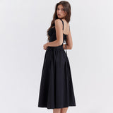 Dadizhimu Spice Girls Slings Slams Vacation Style Dresses Dresses Summer Sleeveless Dresses Women's Sweet Spicy Wind