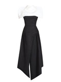 Dadizhimu 2025 New High-End Dress Women Autumn New Detachable Sling Dress Skirt Dress Dress Dress Dress Dress Dress Dress Dress
