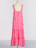 Dadizhimu And South Korea Leisure Lazy Style Dress 2025 Spring New Three-Dimensional Flower Cake Dress Woman