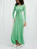Dadizhimu Style Sexy Dress Dress Dress 2025 New Hollow Luth Waist Design Long Dress Dress Female Summer