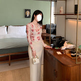 Dadizhimu Temperament New Kendou Skirt Design High Waist Thin Ass Skirt Side Open Skirt Skirt Dress Dress