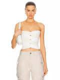 Dadizhimu Striped Braided Waistcoat Girl Niche Babes Short Sleeveless Knitted Short Skirt Irregular Skirt