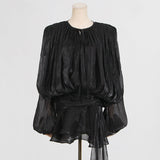 Dadizhimu Famous Wind 2025 Spring New Fashion Niche Pure Desire Hollow Pressure Fluttering With Dress Woman Trend