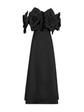 Dadizhimu Famous Style Dress 2025 Spring New Fashion Collar Flowers Splicing High-End Feel Dress Woman