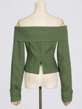 Dadizhimu Top Women 2025 New Irregular High-End Feeling Long-Sleeved Short Jacket Jacket Women