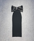 Dadizhimu Hanging Neck Thin Dress Dress Water Drilled Shoulder Elegant Temperament Banded Evening Dress Dress
