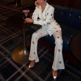 Dadizhimu Famous Women's Clothing 2025 Spring New High-End Heavy Industry Diamond Blazer Suit Suit Suit Suit