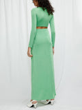 Dadizhimu Style Sexy Dress Dress Dress 2025 New Hollow Luth Waist Design Long Dress Dress Female Summer