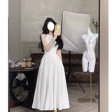 Dadizhimu Three-Dimensional Cut Pink Dress Women's Long Oversized Dress A-Character Dress French Temperament Banquet Dress Dress
