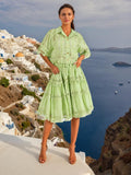Dadizhimu Wind 2025 Spring New Temperament Small Ribbon Embroidered Lace Shirt + Women's Dress