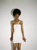 Dadizhimu Small Dress Temperament Geir Party Sexy Hot Bosom Heavy Industry Chicks Banded Dress