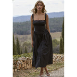 Dadizhimu Spice Girls Slings Slams Vacation Style Dresses Dresses Summer Sleeveless Dresses Women's Sweet Spicy Wind