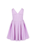 Dadizhimu Girls Wearing Women's Sexy Breast-Wearing French Dress Body-Exected Fish Bone Small Skirt Ponbo Dress Small Dress