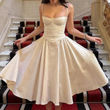 Dadizhimu Dress Hottie Girl Sexy V Tie Sling Mid-Long Dress To The Waist Show Skinny Back Dress Dress Woman