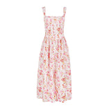 Dadizhimu Women's Dress Dress Sling Skirts With Sweet And Spicy Long Skirts Summer Floral Dress