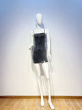 Dadizhimu Water Drill Elastic Mesh Short Corset Dress Stylish Hot Party Dinner Dress