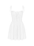 Dadizhimu Women's Dress Dress Girl Hot Girl Fish Bone Sling Skirt Sexy Short Skirt Summer Fine Princess Dress