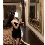 Dadizhimu First Love Dress Hanging Neck And Set Of Noodle Dress Summer Girl To Show Thin Temperament Dress Dress Skirt Dress Skirt Skirt