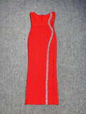 Dadizhimu Industry Temperament Show The Figure Fish Bone Set With A Chest To Wrap The Waist Splicing Bag Fish Tail Dress Open The Bandage Dress Skirt