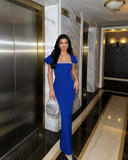 Dadizhimu Heavy Industry Women's Women's Sexy Diamond Temperament Evening Dress Banded Long Dress Tide