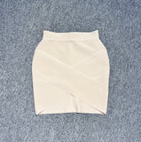 Dadizhimu Striped Braided Waistcoat Girl Niche Babes Short Sleeveless Knitted Short Skirt Irregular Skirt