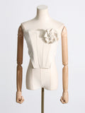 Dadizhimu Fish Bare Top + Fashion Casual Broad Leg Pants 2025 New Solid Color Sexy Set Two Sets Of Women