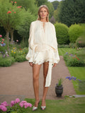 Dadizhimu Famous Wind 2025 Spring New Fashion Niche Pure Desire Hollow Pressure Fluttering With Dress Woman Trend