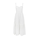 Dadizhimu Women's Clothing INS Pure-Bbreed Sling Skirt Cotton Tatin White Dress Dress Women Summer Sweet And Spicy