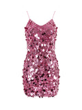 Dadizhimu Women's Party Dress Sling Bag Dress Hottie Pure Lusty Sexy Night Club Dress Dress