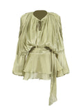 Dadizhimu Famous Wind 2025 Spring New Fashion Niche Pure Desire Hollow Pressure Fluttering With Dress Woman Trend