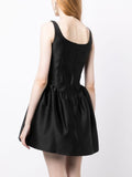 Dadizhimu Show High-End Short Dress 2025 Summer New Hand-Made Seam Sleeveless Sleeveless Thin Temperament Dress