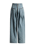 Dadizhimu 2025 New Water Washing Old Design Multi-Pocket Decoration Loose-Legged Trousers Workboys Denim Trousers